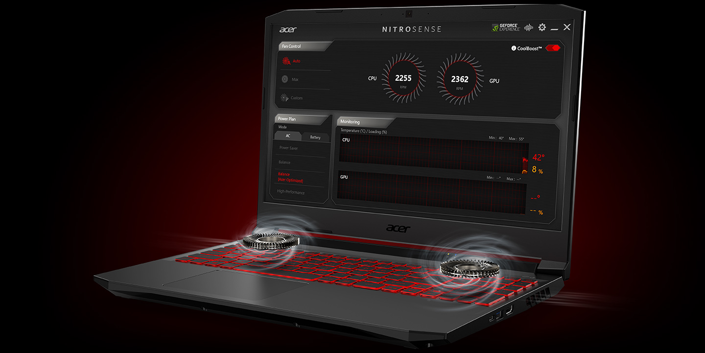 Acer Nitro 5 AN515-45-R15L 15,6" Ryzen 9 5900HX 16 GB 1 TB RTX3080 Win10H 5